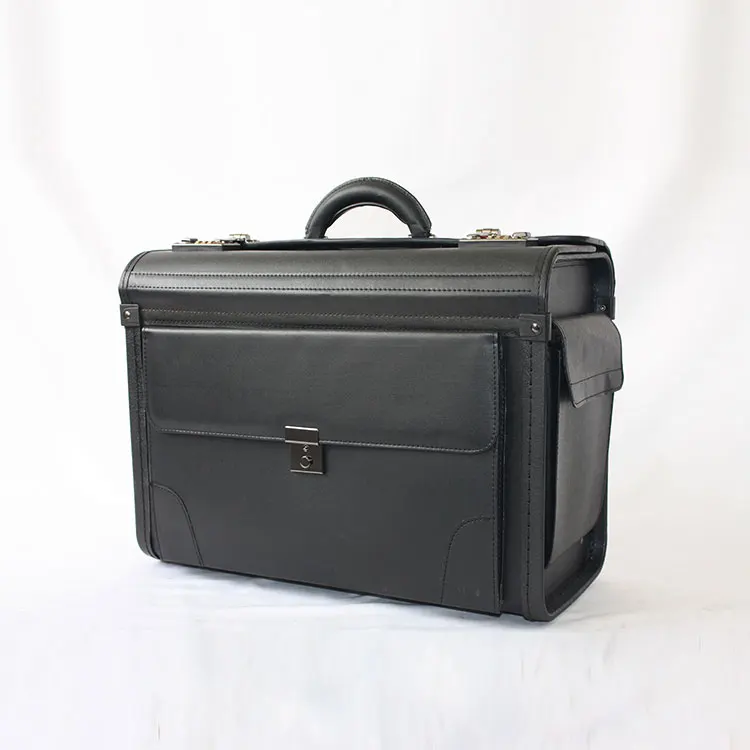 leather pilot case