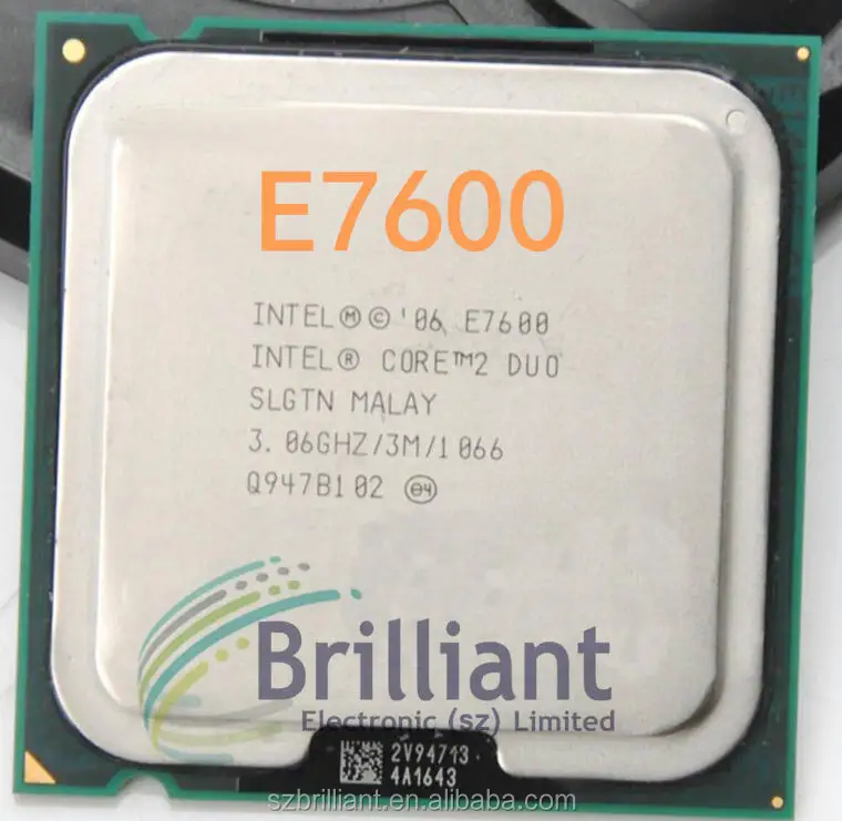 Core duo e7600. E7600.