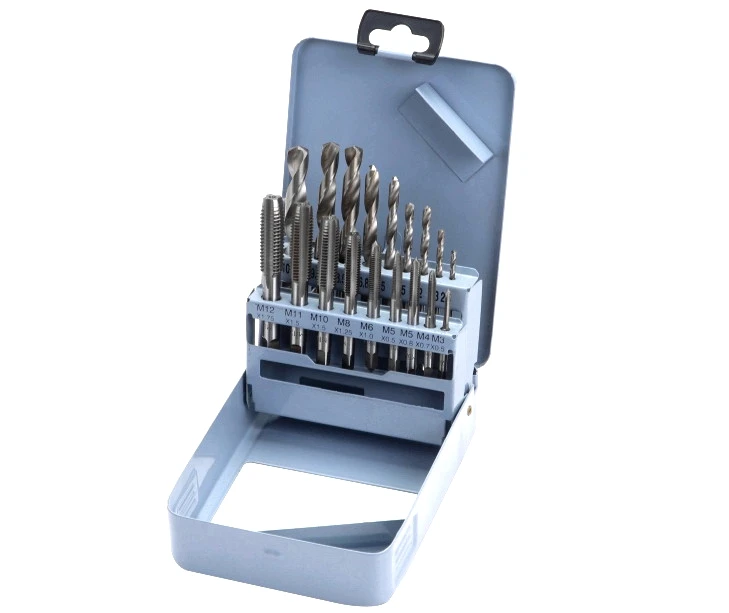 Drill Bit and Thread Tapping Set for Stainless Steel