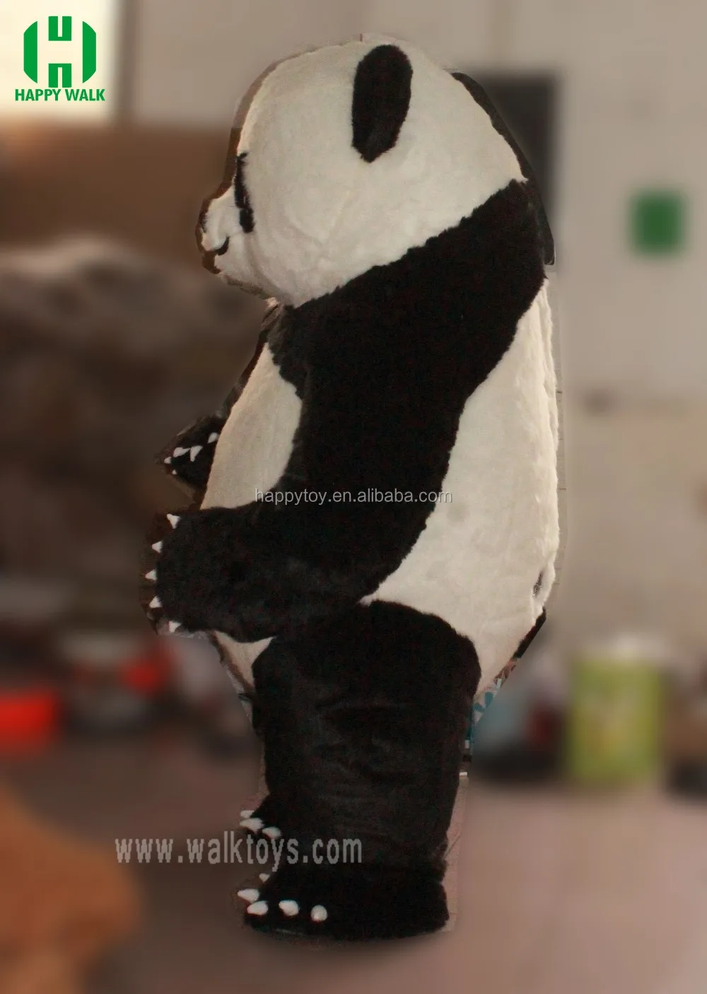 Plush Inflatable Panda Costume Inflatable Mascot Costumes For