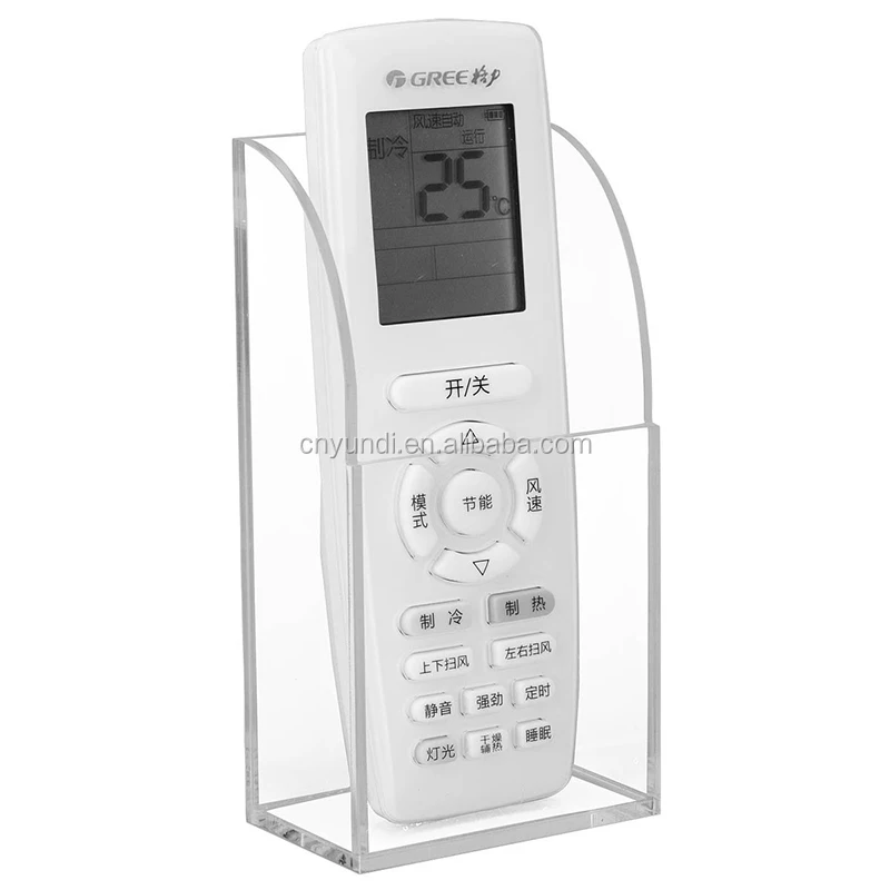 Wall Mount Acrylic Tv Air Conditioner Remote Control Holder Buy
