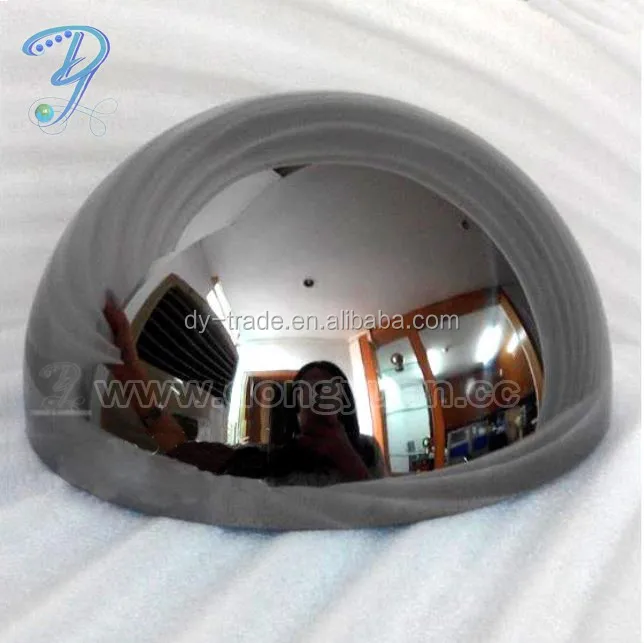 400mm Polish Metal Half Sphere with Hole for Lamp Shape Decoration