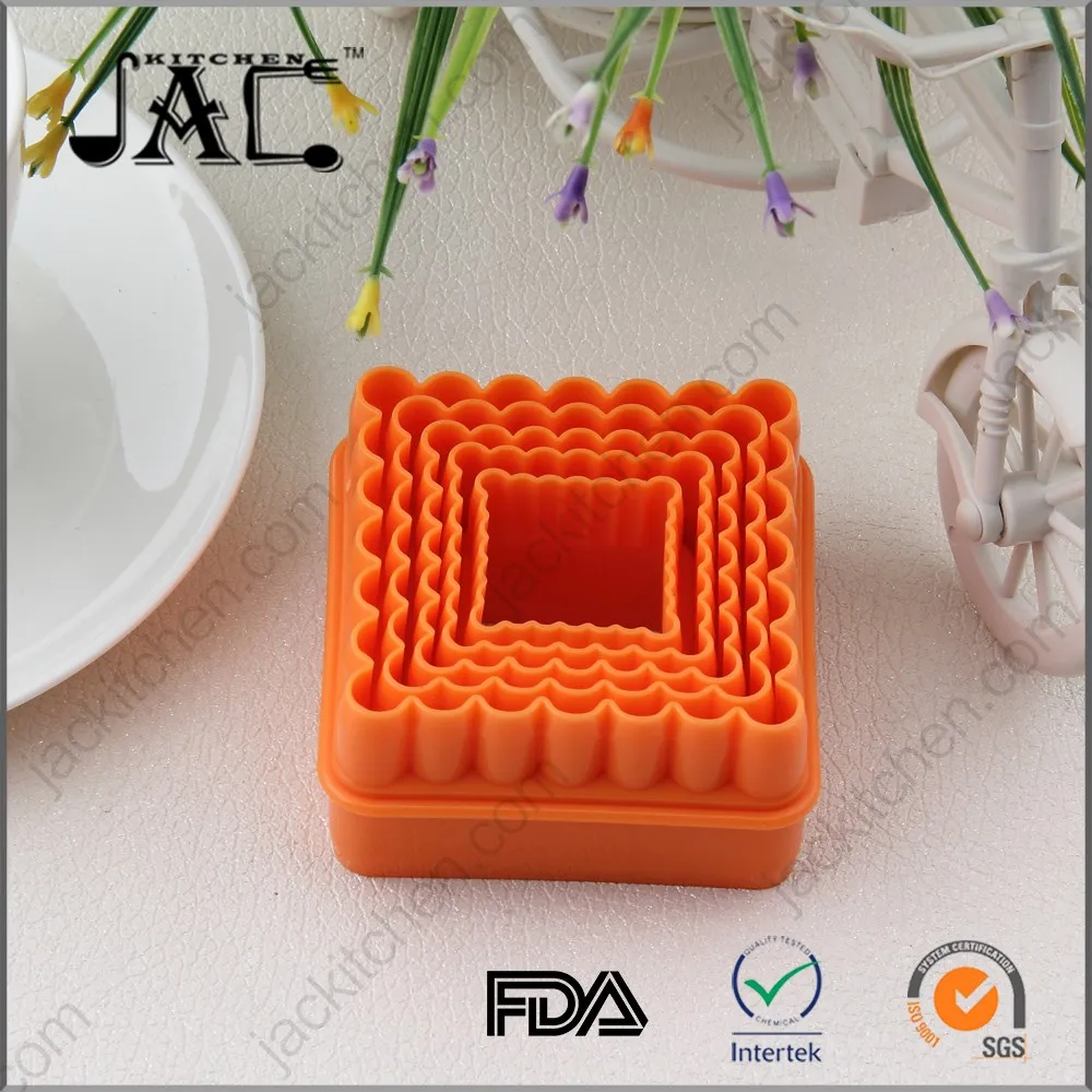 Multi shaped Plastic Cake Fondant Molds Biscuit Cutter Set