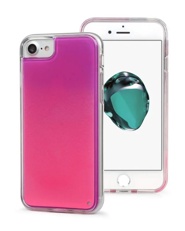 

Hot sales mobile cell phone cover liquid case for phone 7/8