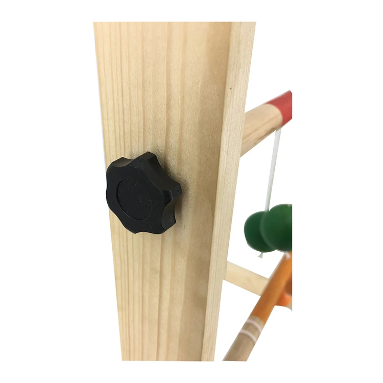 Classic Solid Wood Ladder Golf Ball Toss Game Set For Outdoor Garden