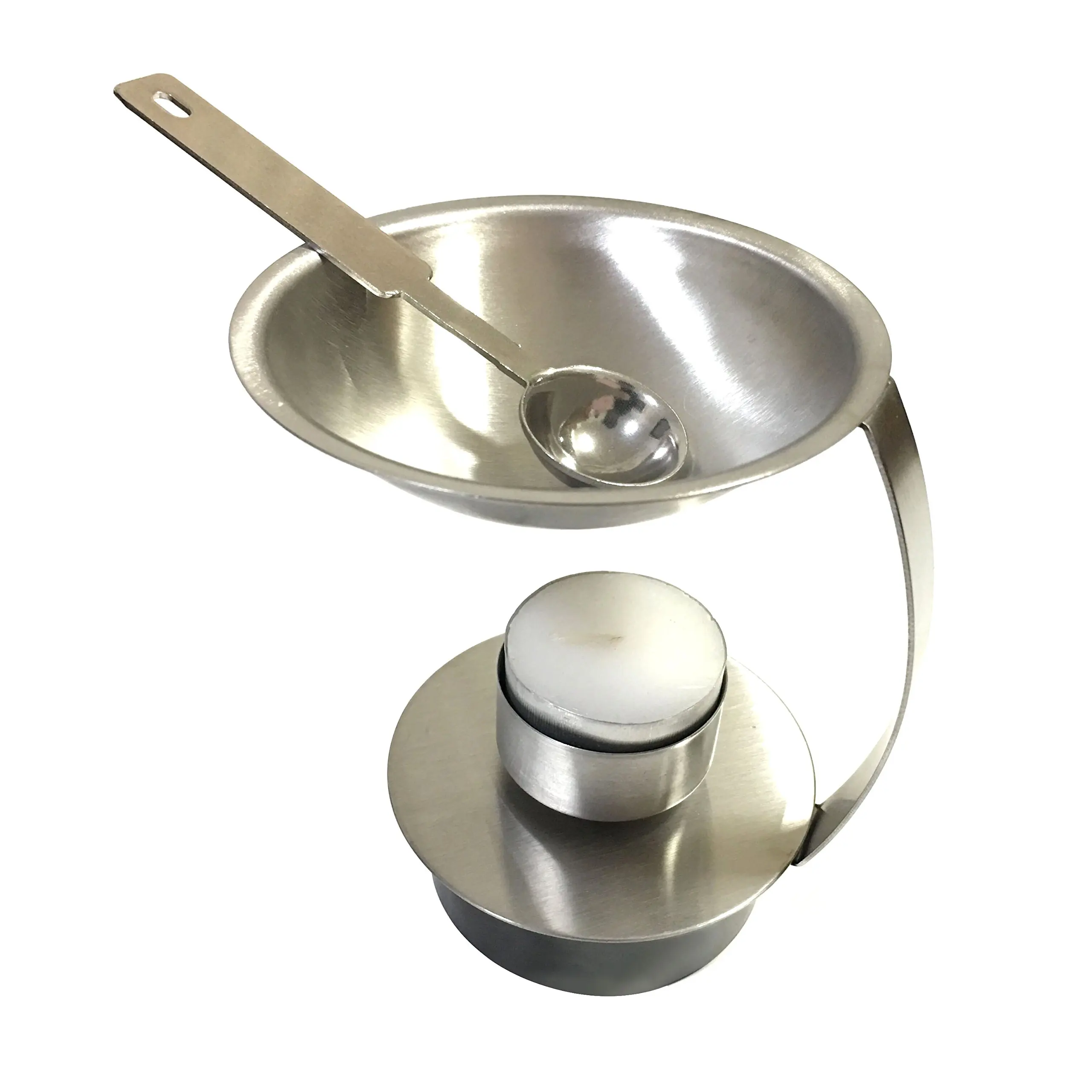 COOTUR Stainless Steel Adjustable Fire Height Wax Warmer Melting Spoon Kit Wax Sticks Beads Melting Furnace Tool Stove Pot for Wax Seal Stamp Wedding Invitations Lightening Candle Kit