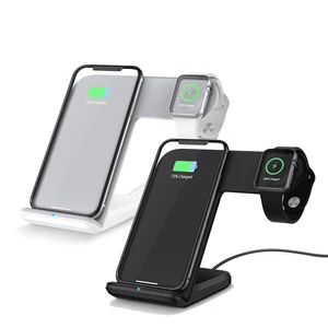 2 1 Qi Wireless Fast Charger Apple Watch & iPhone