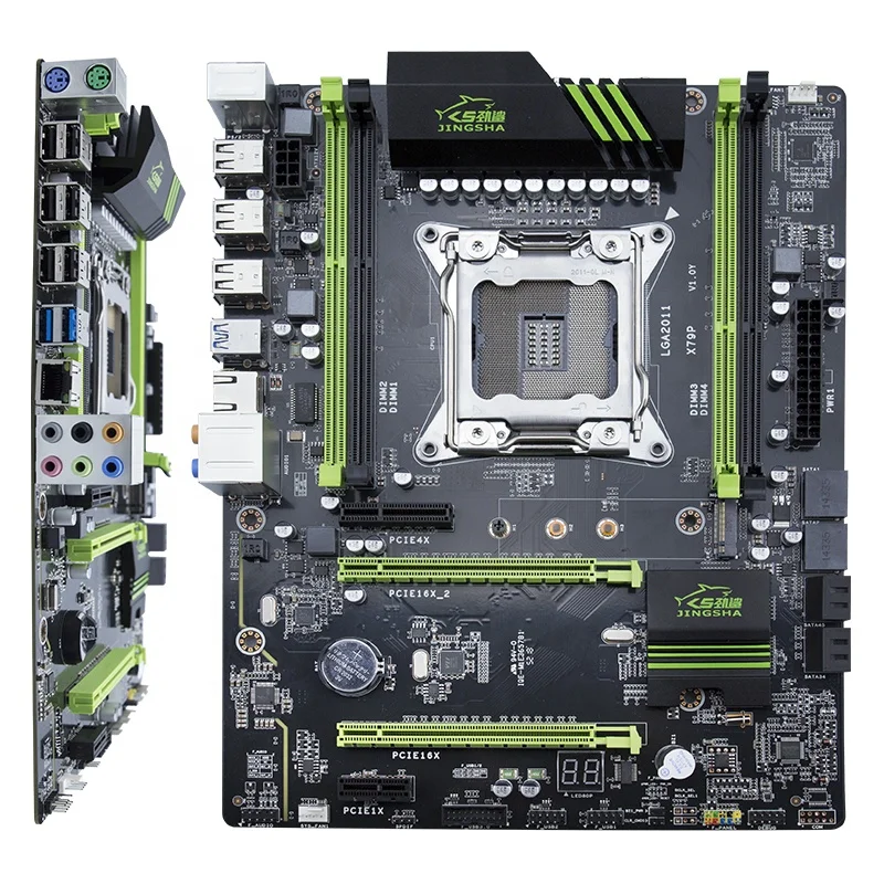 

Extreme gaming performance MATX mainboard Intel 7 series chipset LGA2011 motherboard with quad channels DDR3 64GB 1866mhz M.2