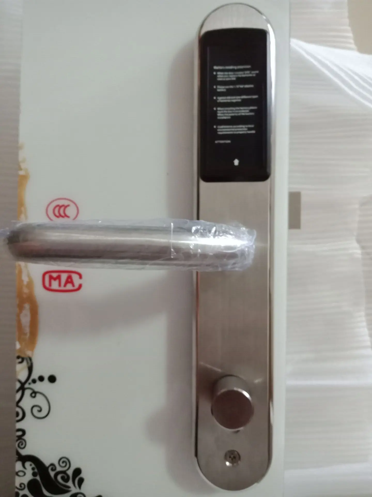 
European Mortise Home RFID 125KHZ or 13.56MHZ Card Hotel Lock with Software 