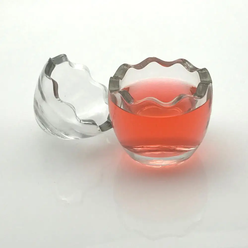 

Wholesale  container egg shaped glass pudding jar