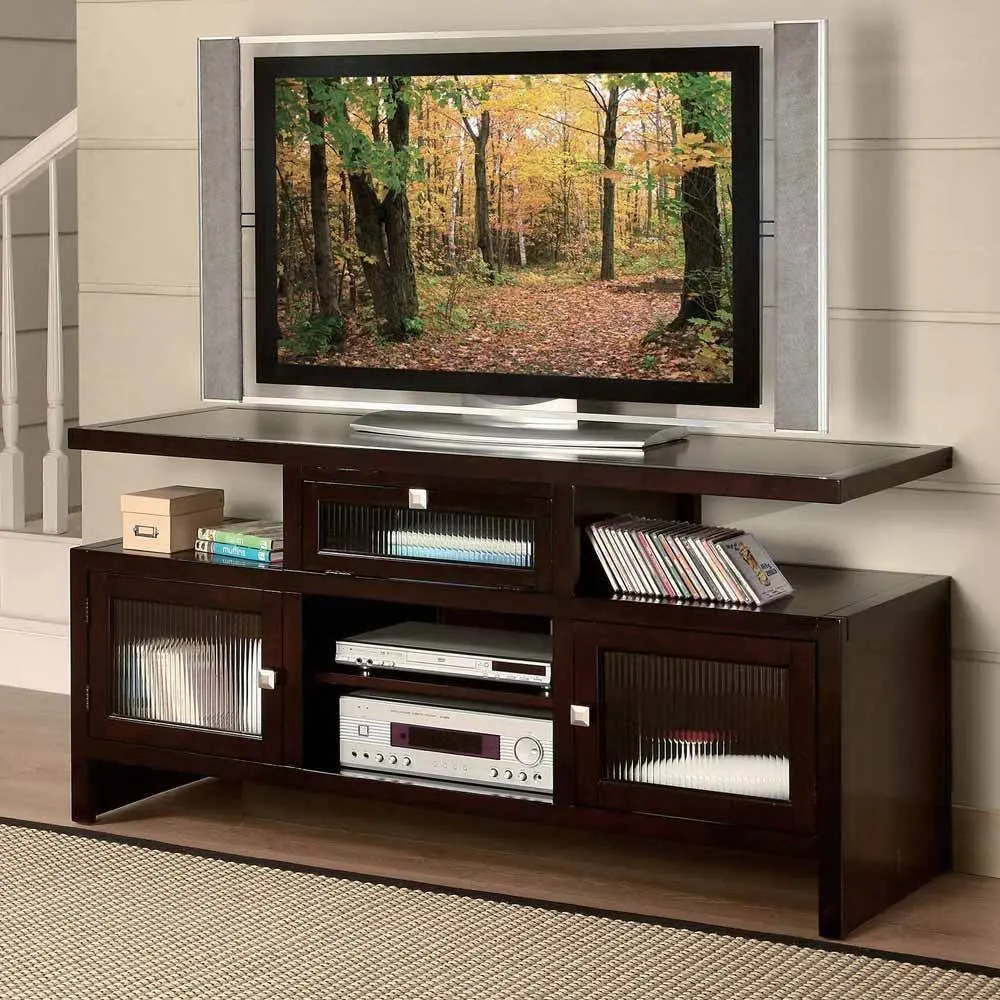 Tv Stand Espresso Find Deals On Line At 1perfectchoice Jupiter Contemporary Folding Fold Tv Stand Entertainment Table Wood In Espresso
