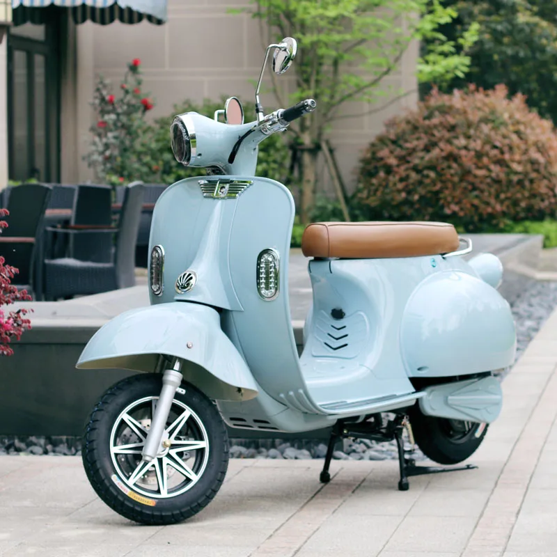 Eec 2000w Vintage Vespa Electric Scooters With 72v 20ah Battery Adult Electric Motorcycle For 