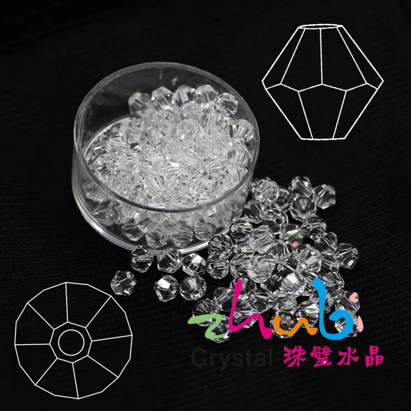 

Christmas decoration gift making Grade AAA bicone beads