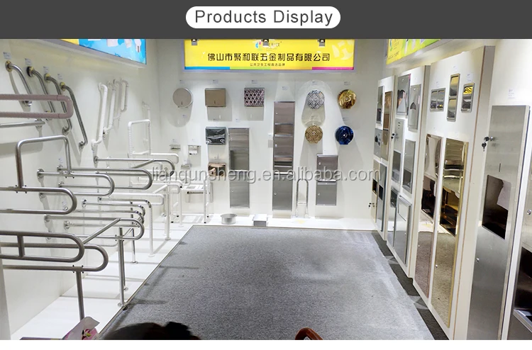 pull rosette handle grab bar