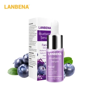 LANBENA Blueberry Hyaluronic Acid Serum Essence Deep Moisturizing Reduces Fine lines Whitening Anti-Aging Anti Wrinkle Skin Care