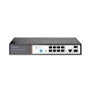 Free Sample L2 SFP Switch 8 Port Gigabit PoE Switch 100-240V For IP Camera