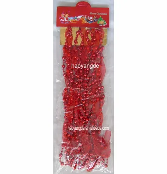 plastic christmas beads