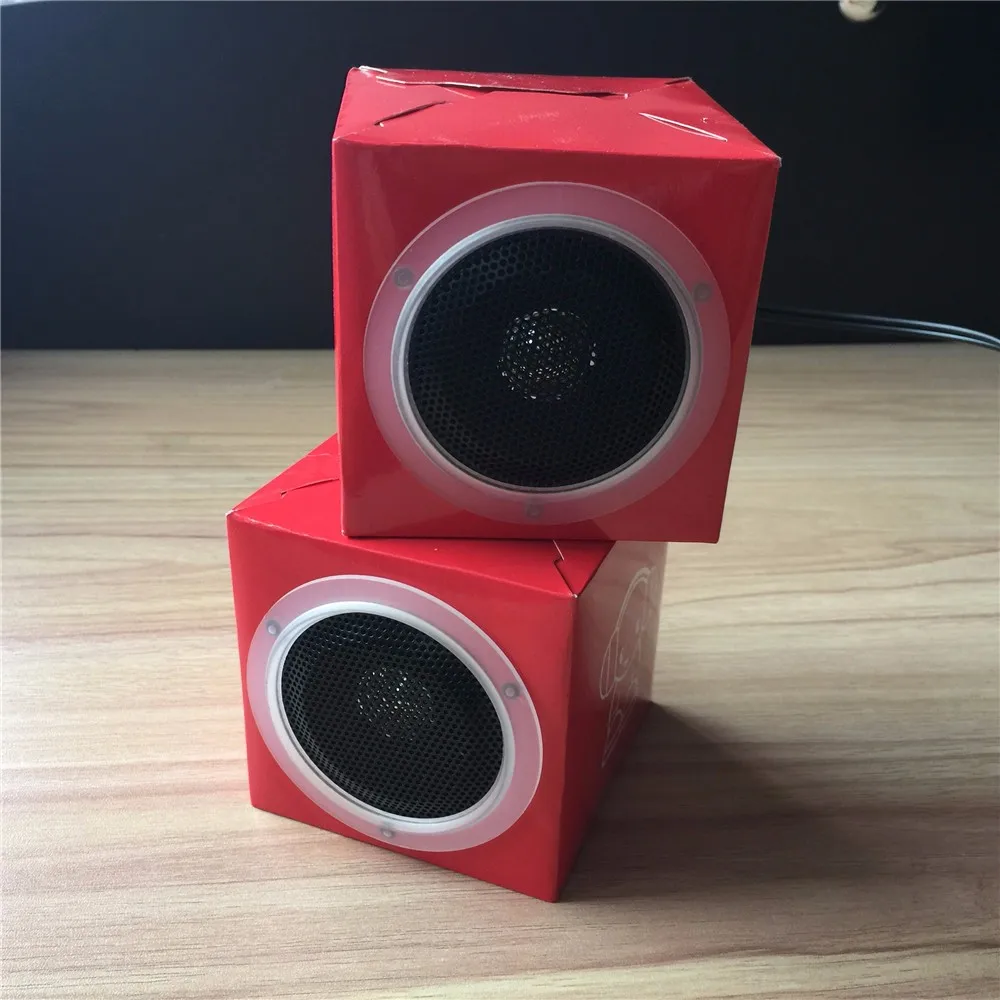 Creative Folding Paper Box Assemble Speaker,Mobile Phone Paper Box Diy