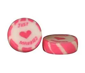 Sweets Wedding Favours Find Deals On Get Quotations Csc Imports Just Married Pink Rock Sweets Pack 50 Great Alternative Wedding Favours