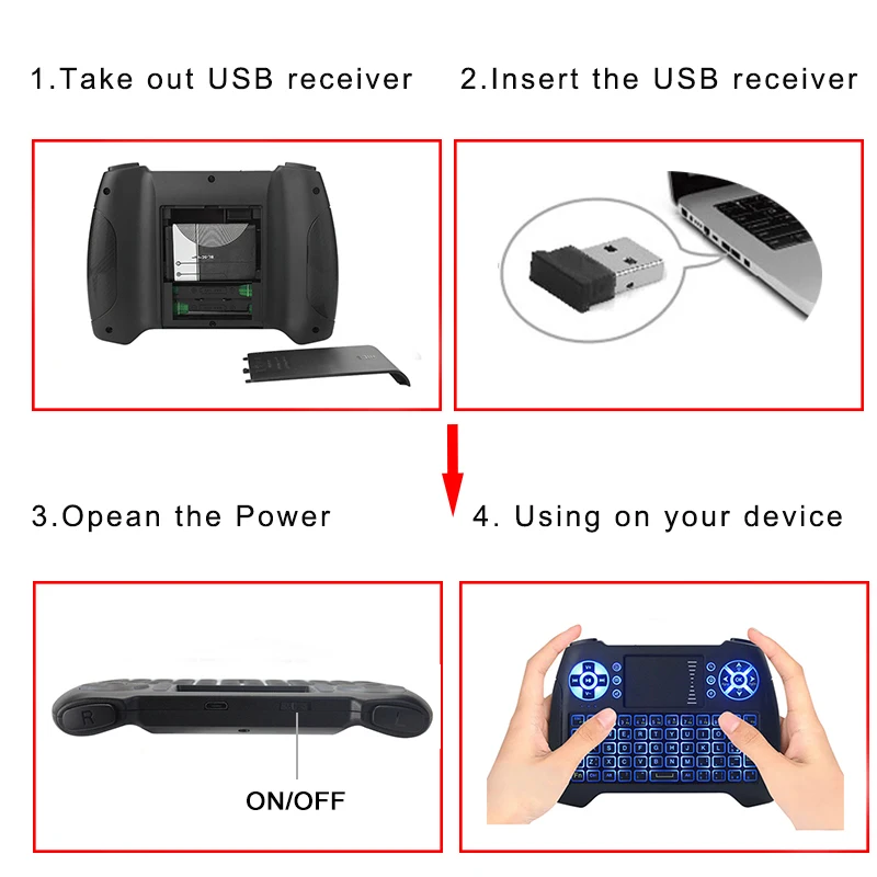 mini keyboard wireless 8
