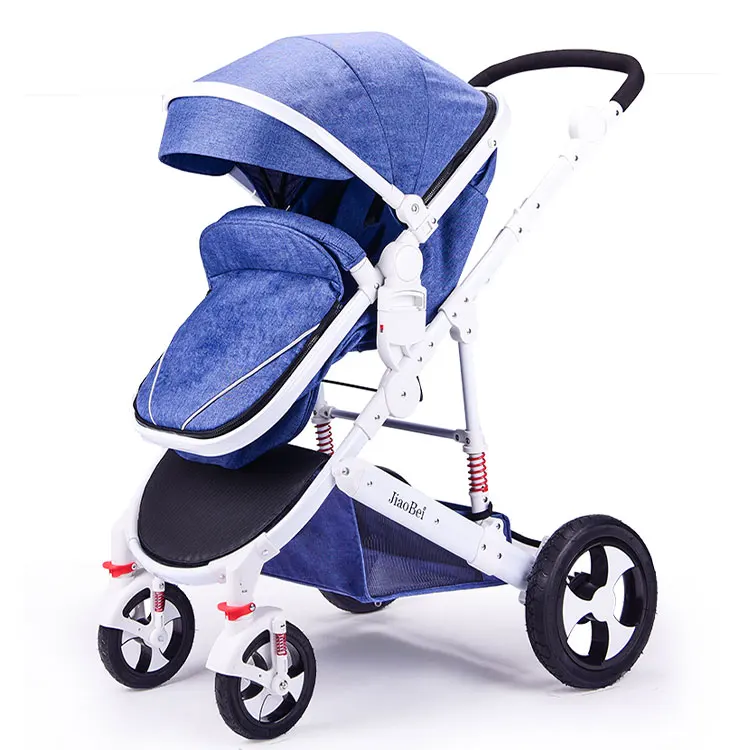 W New Model Baby Stroller Manufacturer Folding Cradle Stroller 3 In 1
