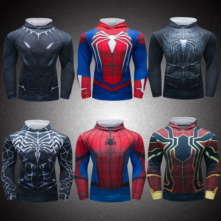 

Marvel Superhero Clothing 3D Printed Pullover Hoodies Men