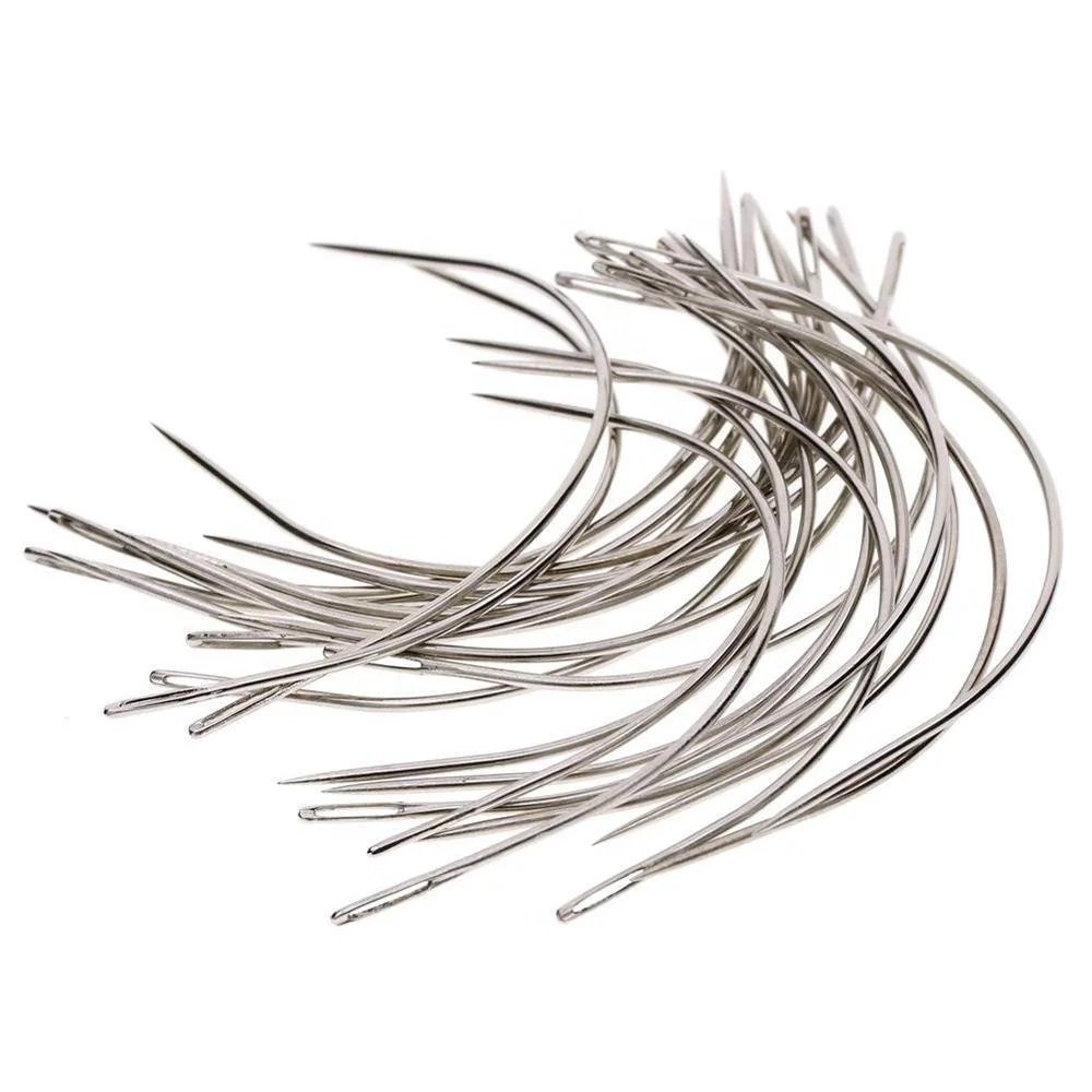 

NA112 C type Hand Stitch Sewing Needle C Curve Needle Household Repair Quilting Tool