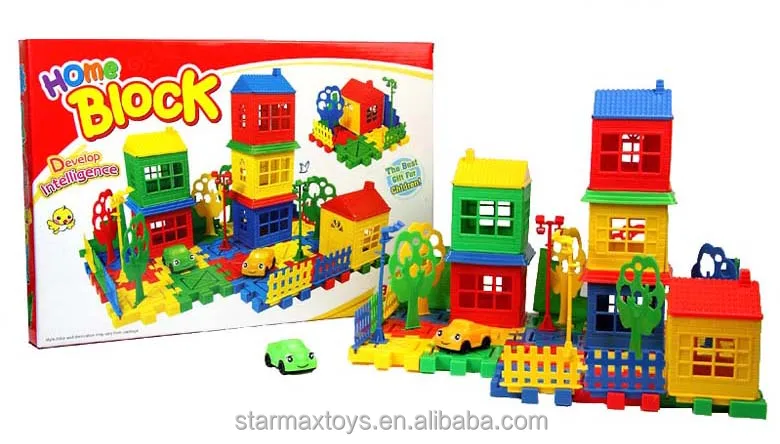 Funny Plastic Brick Toys for Kids Intelligence Improvement