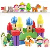 2019 New hottest 170pcs educational wooden activity centre for kids