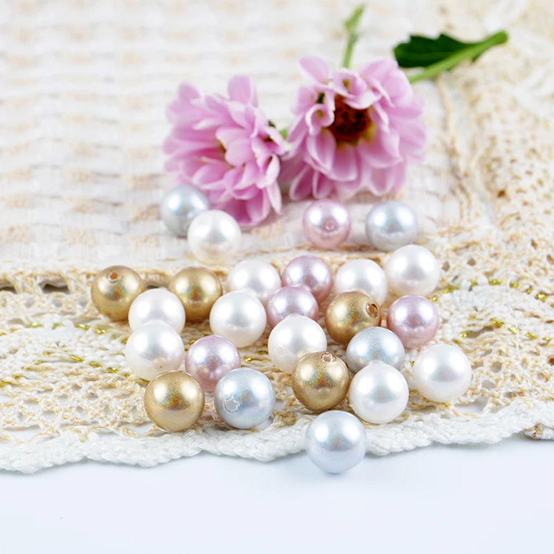 

High Quality Colorful glass Pearl Beads 3-14mm Loose Pearl for DIY jewelry Making, More than 100 kinds