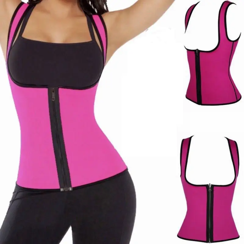 Magic Waist Trainer Body Shaper with Zipper for Women Sweat Neoprene Sauna Vest