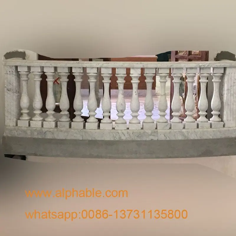 Customized White Marble Staircase Pillars Buy Staircase Pillars