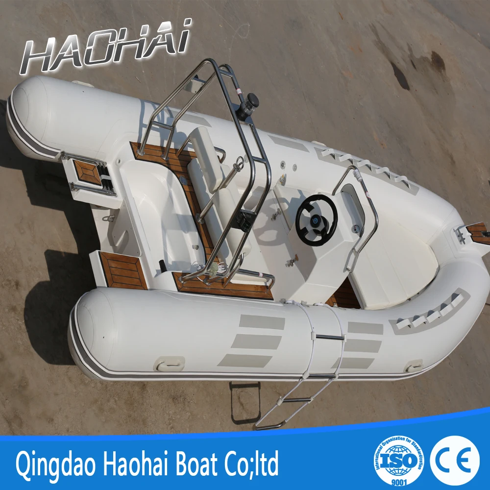 Ce 4.8m Pvc Or Hypalon Tubes Inflatable Frp Hull Boat 