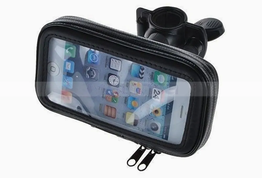 Motorcycle Bicycle Bike Waterproof Phone Bag Case With Handlebar Holder
