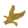 shanghai custom hard metal eagle shaped enamel pin