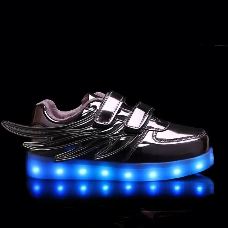 Finden Sie Hohe Qualität Kinder led blitz Schuhe Hersteller Großhandel 7 Farben LED Leuchtende Schuhe Unisex Led Sneaker Herren Damen Turnschuhe USB Ladekabel Licht Led Schuhe Für Erwachsene Led Schuhe Von