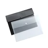 a4 clear plastic bag document holder envelope file folder with snap button