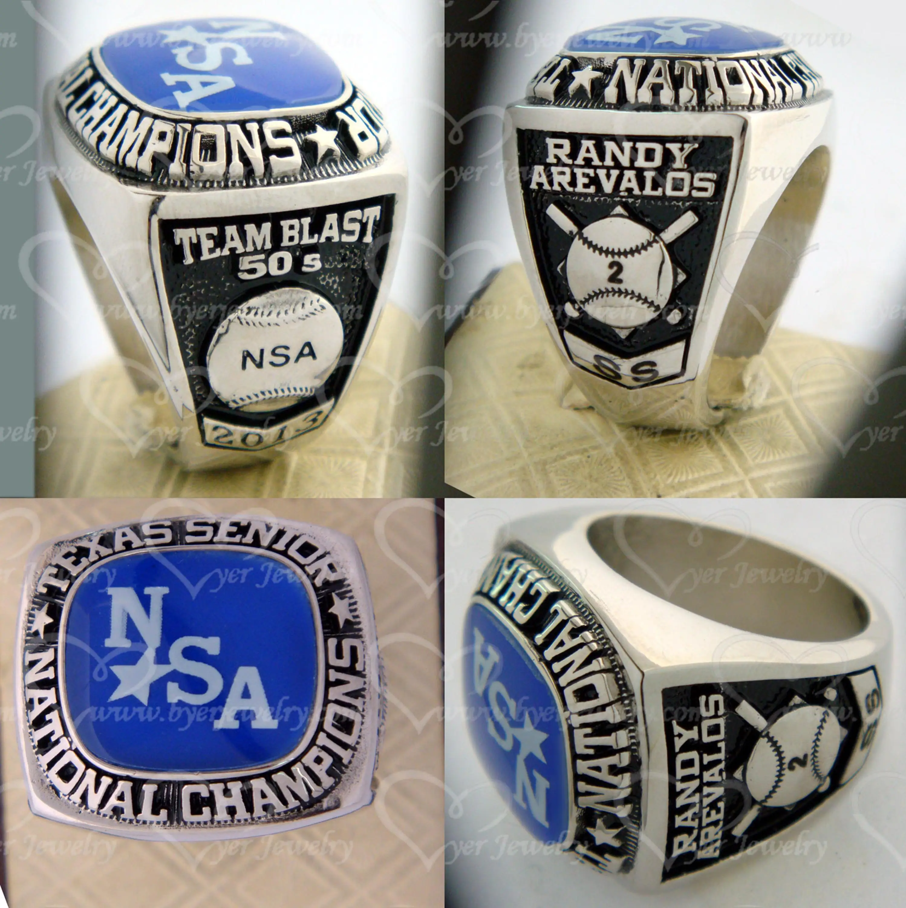Championship Ring Custom Your Own Sports Ring For Men Alloy Material