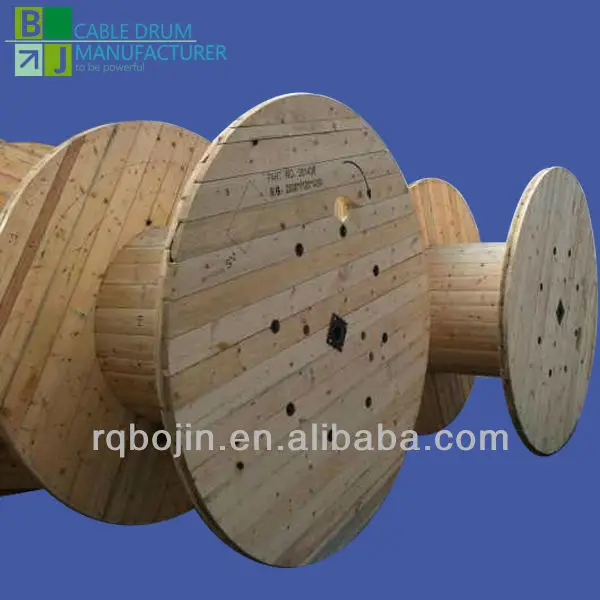 Holz kabeltrommel spulen drahtseil haspel 330mm ...