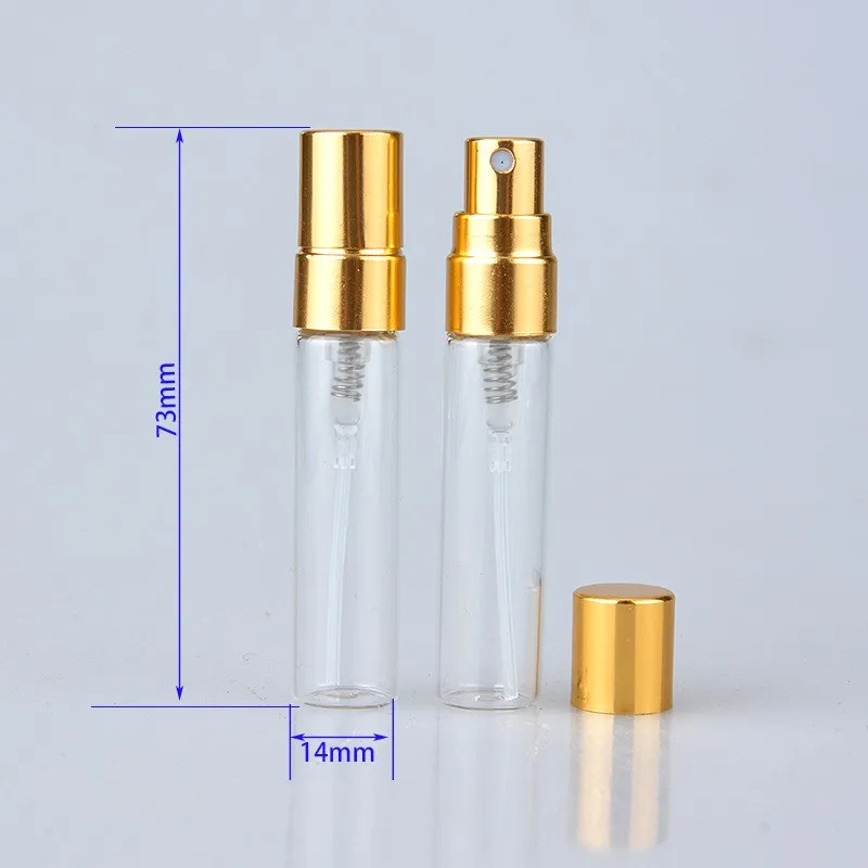 Wholesale Clear Glass Bottle Small Sample Perfume Bottles Mini Fine ...