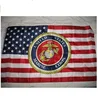 USA USMC Emblem 3x5 Poly Flag