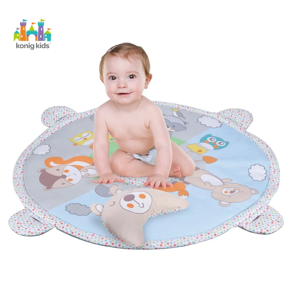 
Konig Kids Baby Products Round Infant Crawling Floor Carpet Baby Play Mat With Lights 