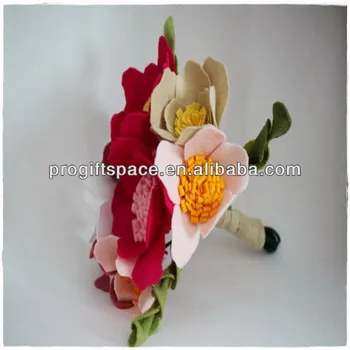 Eco Friendly Handmade Felt Home Decoration Flowers For Sale Made