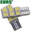 Factory sale T10 5050 6SMD 12V 72LM 0.48W 8000K car led width lighting