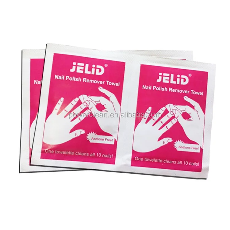 Nail Polish Remover Pad /Acetone Free Nail Polish Remover Disinfecting Wipe