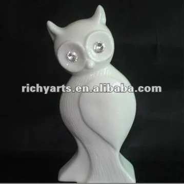 hot sale ceramic owl figurine for home decoration