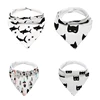 Washable baby cartoon printed bibs in bulk wholesale baby bandana bib baby