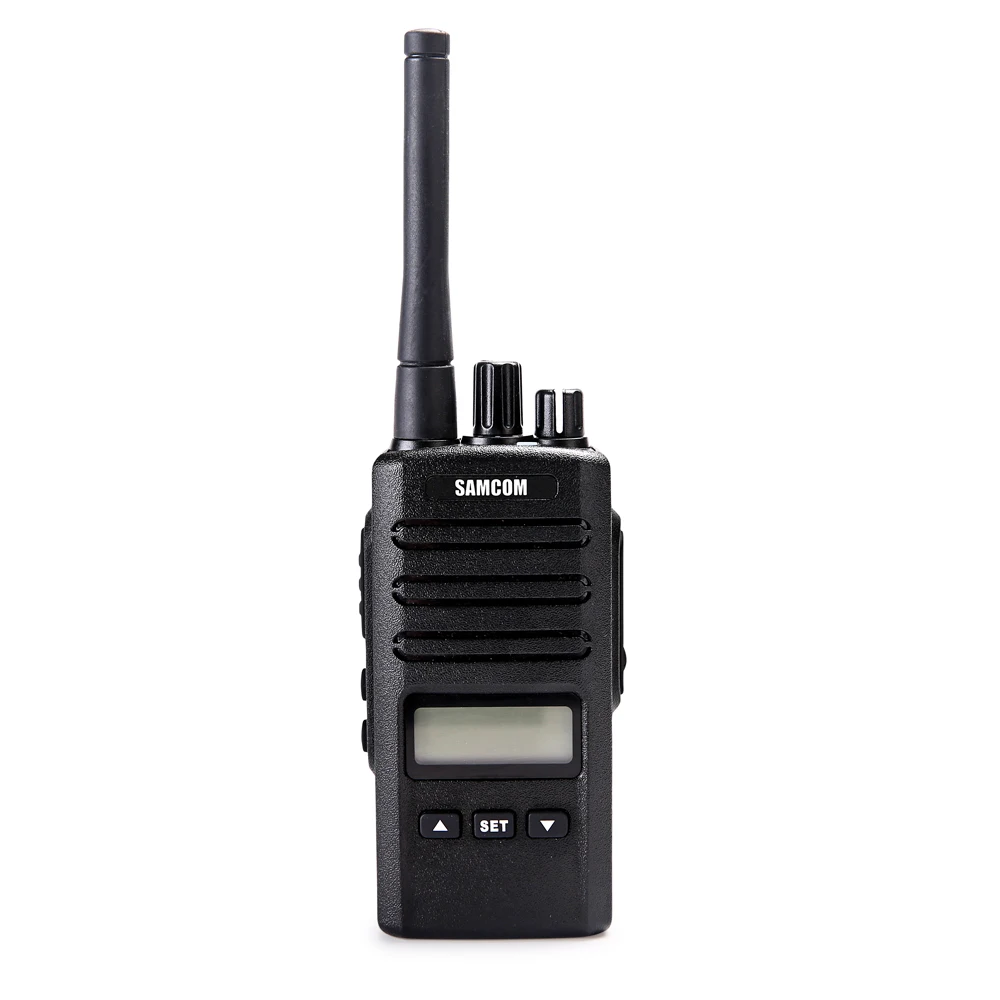 

Professional 5w/7.4v SAMCOM CP-510 15KM Walkie Talkie with LED screen, Black