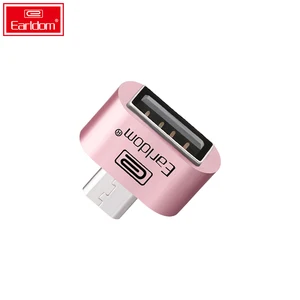 Earldom Micro USB B Male to USB 2.0 A Female USB Micro OTG Female Adapter Converter Cable