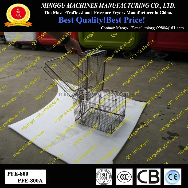the basket of chicken pressure fryer